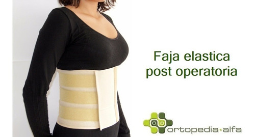 Faja Elástica Abdominal-tórax  Elástico Firme De Calidad 