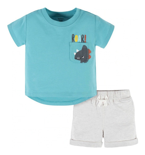 Set Polera Y Short Niño Gerber