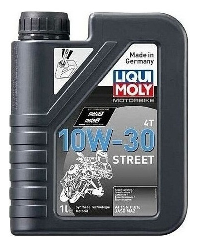 Aceite Liqui Moly 10w30 Street 4t Para Moto 1 Litro