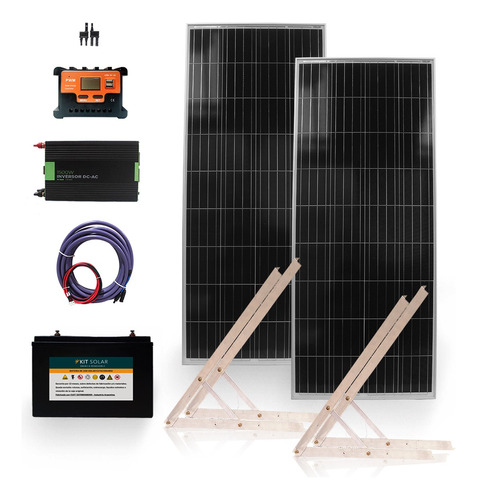 Kit Solar Aislada 1500w Para Casas Sin Red Eléctrica | Ultra