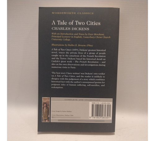 A Tale Of Two Cities Charles Dickens Wordsworth