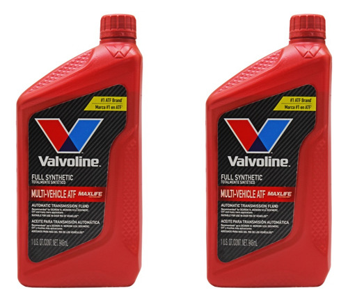 2 Aceite Atf Sintético Valvoline Para Nissan Matic-j 946ml