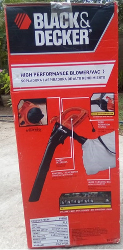 Sopladora Aspiradora Black & Decker