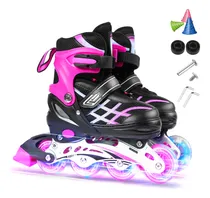Comprar Patines En Línea, Patines Que Iluminan La Luz Con Chicas En