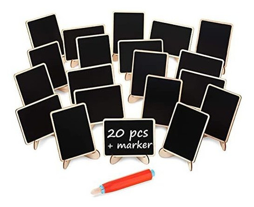 Paquete De 21 Letreros Decorativos Mini Letreros De Pizarra 