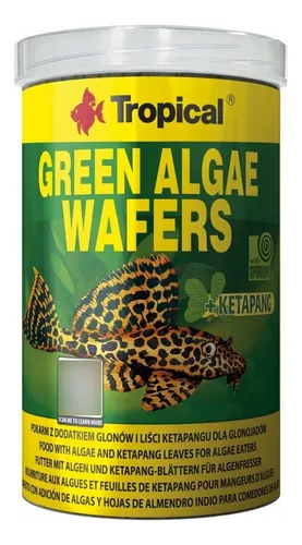 comprar Ração Tropical Green Algae Wafers 45g Pote Ração De Fundo