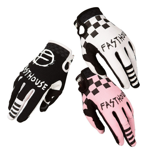 Guantes Ciclismo Downhil Fasthouse Speed Style Punk 3piezas