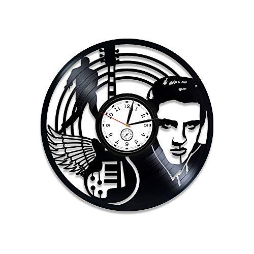 Reloj De Pared Vintage 30 Cm Con Diseño De Elvis The King