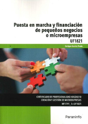 Libro Puesta En Marcha Y Financiación De Pequeños Negocios O