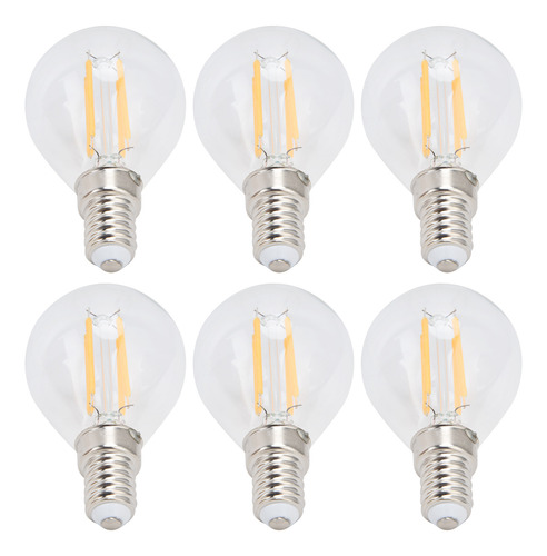 Bombillas Led Tipo Globo E12, 4 W, G45, Vintage, Transparent