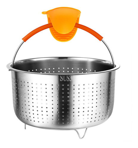 Cocedor Al Vapor Greatlink 6 Qt Acero Inoxidable Saludable