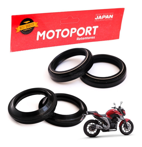 Kit Retentor + Guarda Pó De Bengala Yamaha Ys 250 Fazer 2021