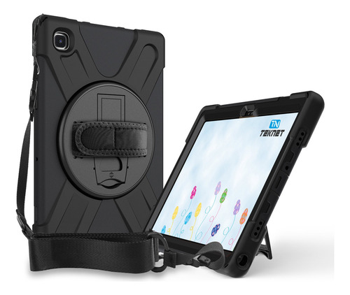 Teknet Funda Correa Samsung Tab A7 T500 Rudo T505 10.4 Color Negro