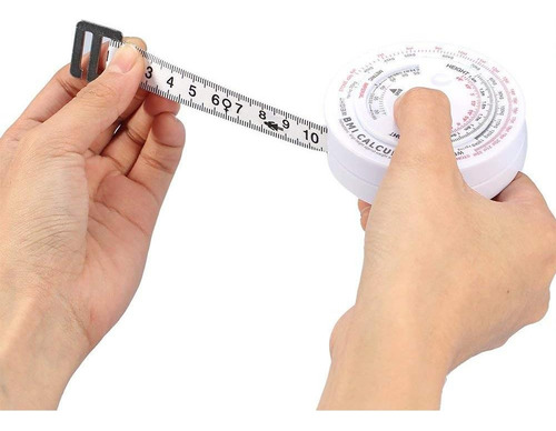 Cinta Métrica Retráctil Sonew 150cm Con Calculadora Imc