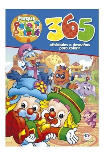 Livro Infantil 365 Atividades Desenhos Colorir Patati Patatá