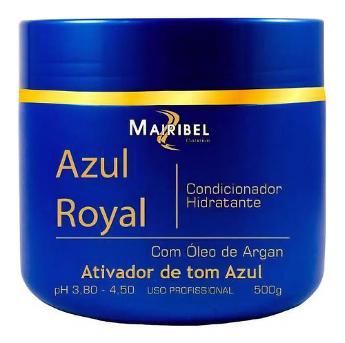 Máscara Matizadora Azul Royal 500g Mairibel