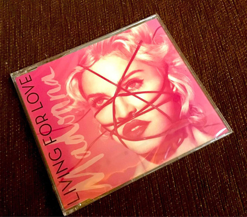 Madonna - Living For Love Cd Single Original Super Raro