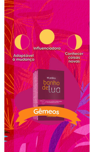 Kit De Banho Camomila Prático Corpo Dourado Banho De Lua