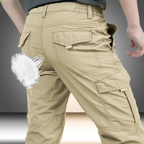 Pantalones Tácticos Ligeros For Hombre, Transpirables E Imp