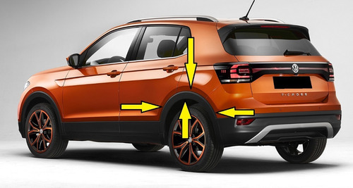 Vw T-cross Fender Moldura Guardabarros Trasero Izquierdo Ori