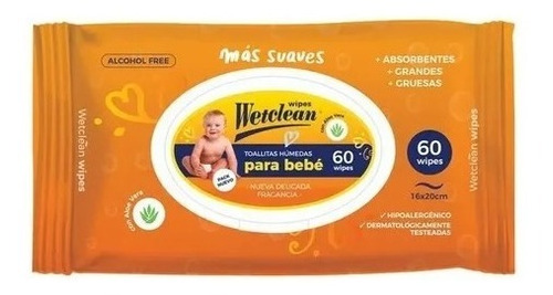 Toallitas Wetclean® X 60 Unidades