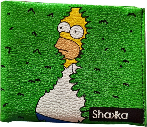 Imagen 1 de 5 de Billetera Shakka Simpsons Homero Arbusto Muy Lejano
