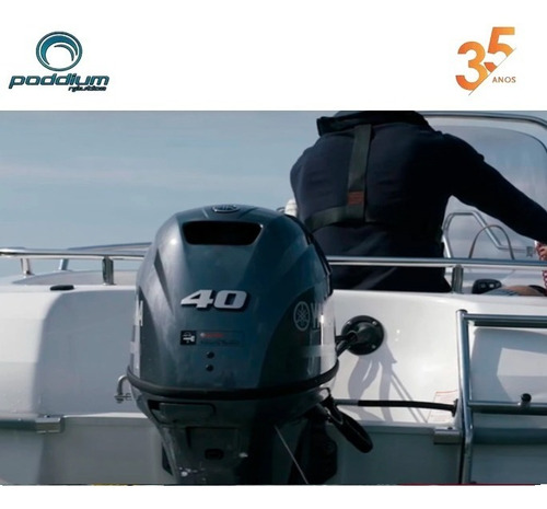 Imagem 2 de 8 de Motor De Popa Yamaha 4t F40 Fetl + Frete E/t Poddium Náutica