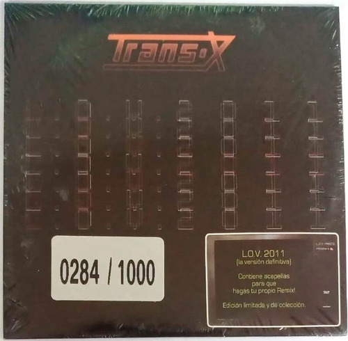Trans-x - L. O. V. 2011 Numerado Y Cerrado Card Sleeve Cd