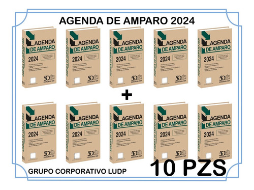 Nueva Agenda De Amparo 2024 (10 Piezas).