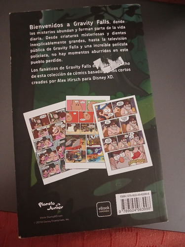 Libro - Gravity Falls Cortos (usado Excelente)