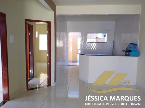 Imagem 6 de 9 de Casa De 2 Quartos, Área Gourmet E Piscina Em Unamar - Jmc077