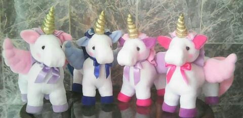 Peluche De Unicornio Grande Niña O Niño.juguete. Mide 40 Cm