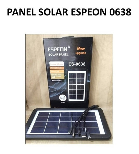 Panel Solar Multifuncion Es-0638