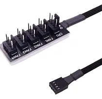 Comprar Hubs De Ventilador Fan Cooler 4 Pines Cable Divisor Pwm