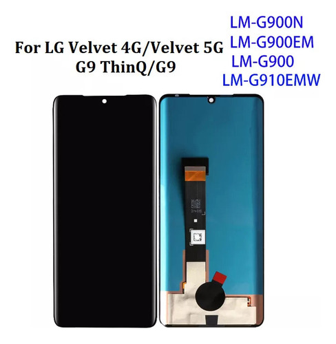 P0m Pantalla Lcd Original Para LG G9 Thinq/velvet 4g 5g Z /