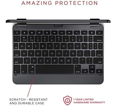 V Capa De Alumínio 180° Com Teclado Para iPad Mini 5 E 4