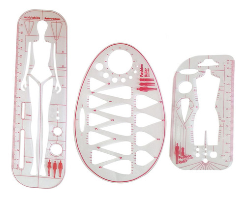 Régua De Modelo De Desenho De Moda, Réguas De Ilustração