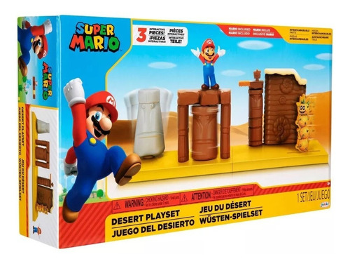 Super Mario Set Juego Del Desierto Nintendo Regalo Niños