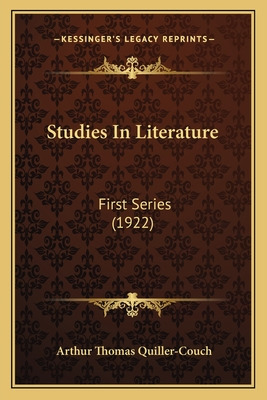 Libro Studies In Literature: First Series (1922) - Quille...