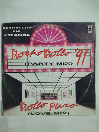 Rockorollo 91 Estrellas En Español Disco Vinil Lp Original 