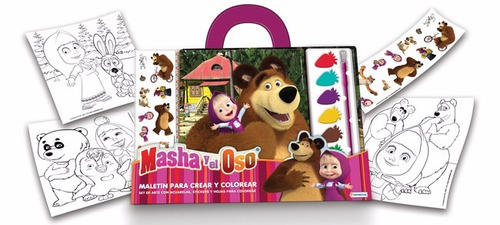 Imagen 7 de 10 de Maletin Para Crear Y Colorear Varios Modelos Arte Educando