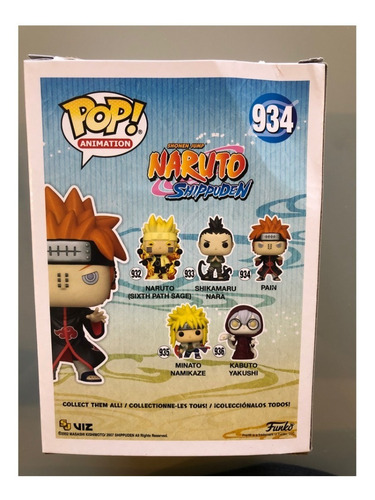 Boneco Pop Funko Naruto Shippuden Pain #934