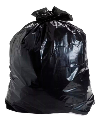 Imagem 2 de 3 de Saco Lixo Preto Reforçado 300 Litros G 0,05 - 100 Un.