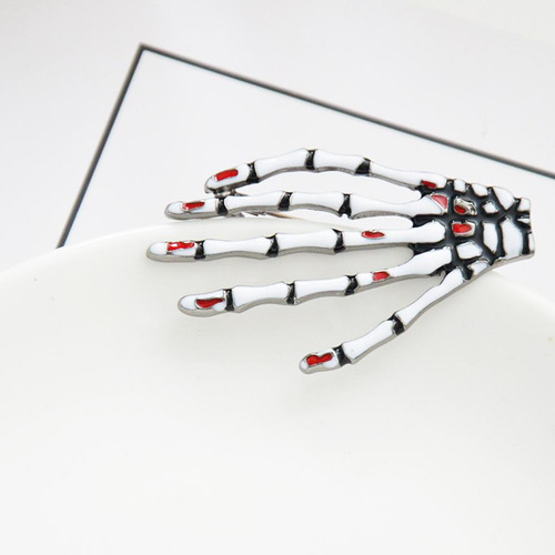 1pc Skeleton Hand Style Accesorio Adornos De Joyería