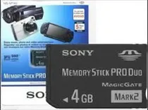Comprar Memoria Psp 4gb Memory Stick Pro Duo Sony Mark2 Original