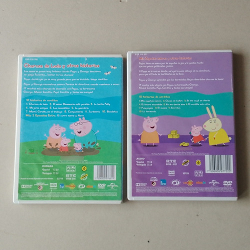 Dvd Peppa Pig Charcos De Lodo / Mis Zapatos Nuevos (Usado)