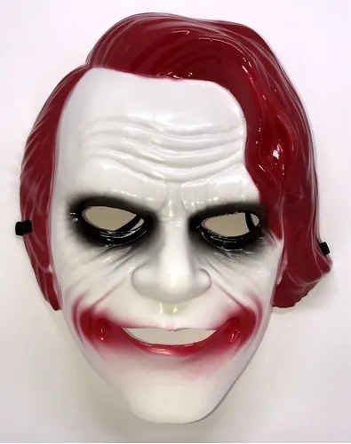 Kit 10 Máscaras Do Coringa Joker Fantasia Halloween Festa 
