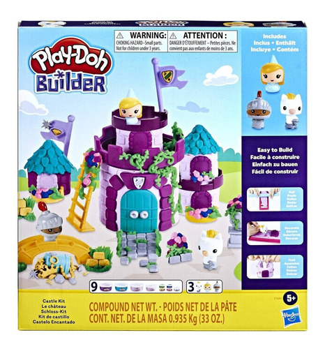 Plastilina Play Doh Builder Castle Kit Construcción Hasbro