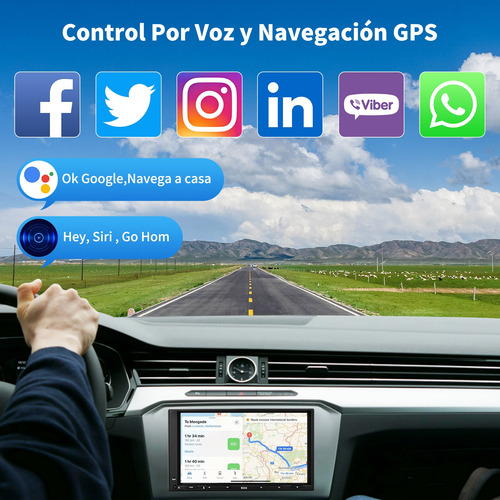 Radio Android 13.0 Gps Mirror Mirror Link Carplay Wifi 7 PLG