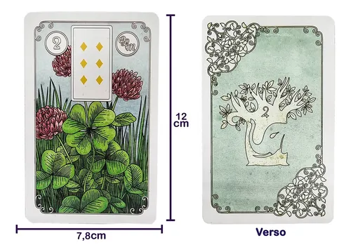 Baraja de libros gitanos Lenormand Traditional Book + 38 cartas